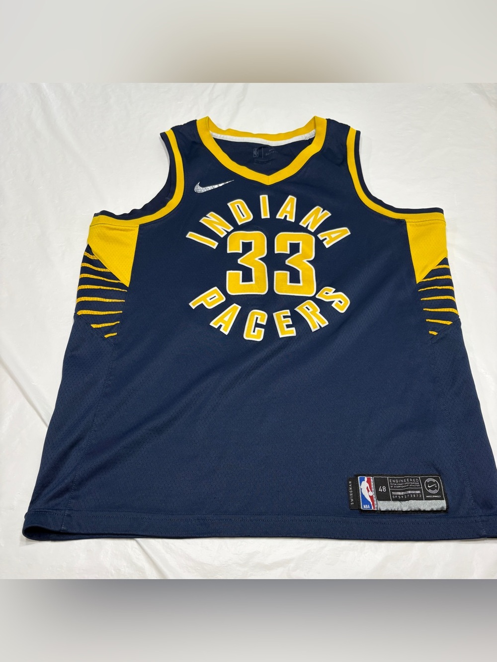 Nike Indiana Pacers Myles Turner #33 Swingman Jersey Men’s Large 48